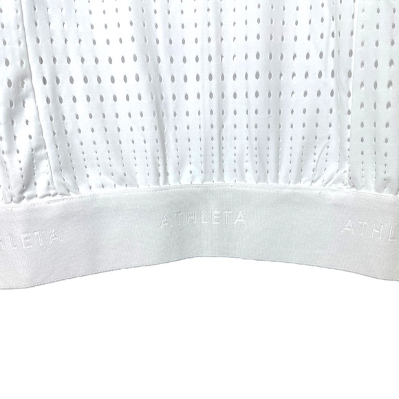 Athleta A-Game Reversible White Bomber Jacket - Picture 11 of 14